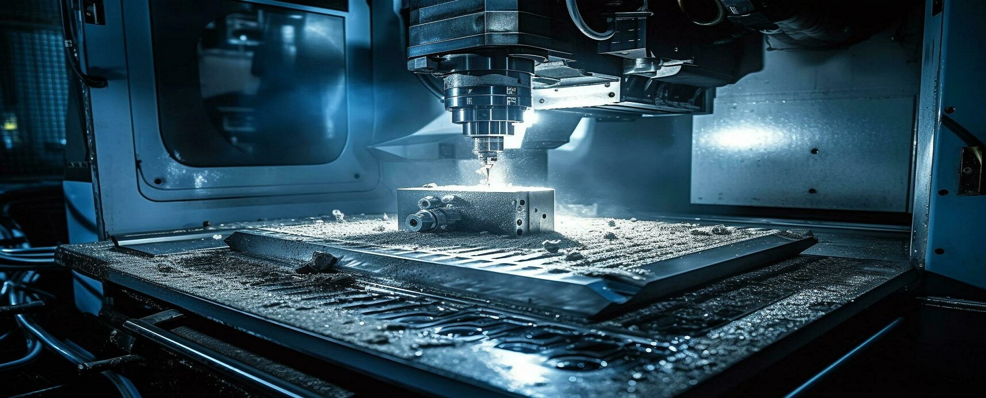 metal-industry-workshop-precision-machinery-automated-production-line-robotic-arm-generated-by-ai-free-photo